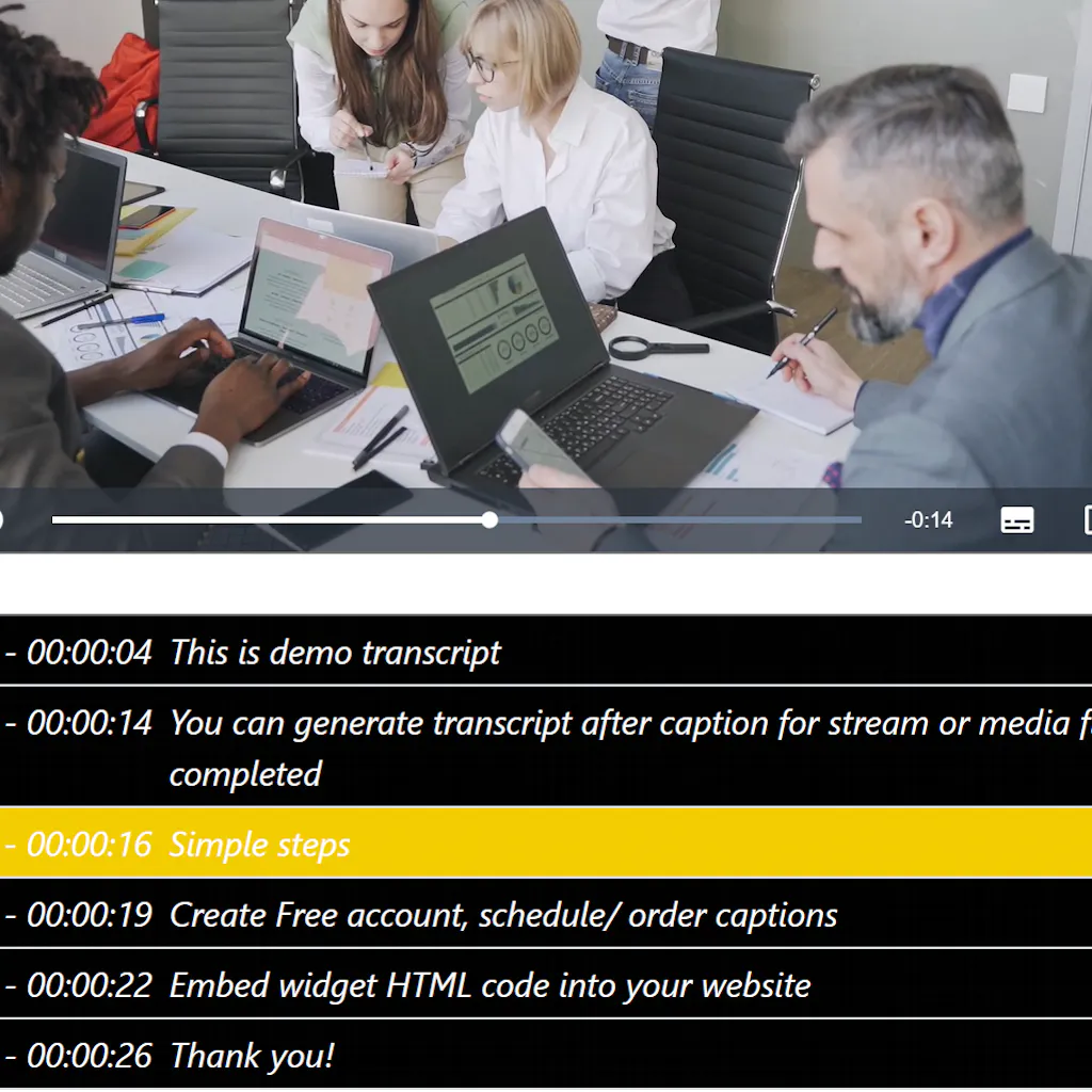 AI based live captioning system