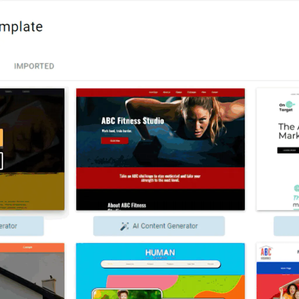 AI-Powered Website Builder