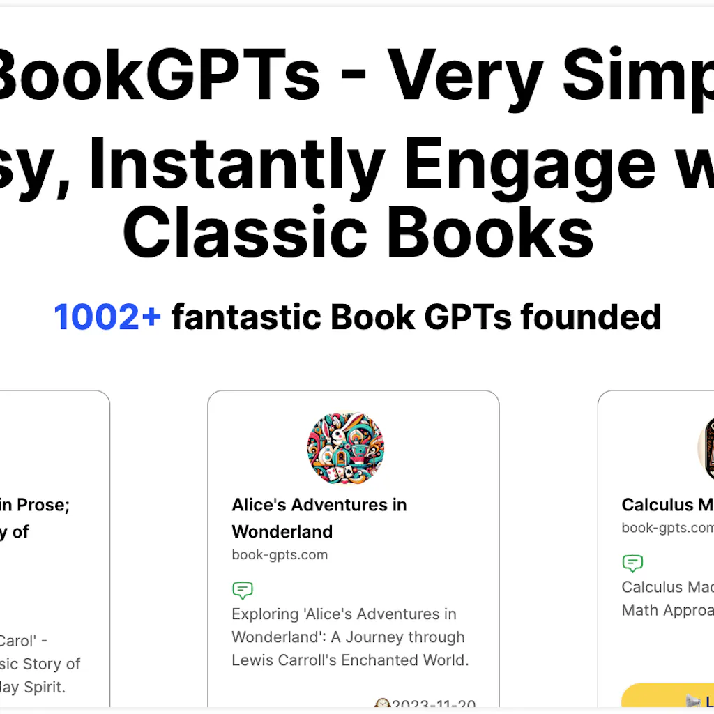 BookGPTs:Interactive Literary Adventures