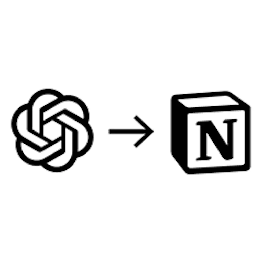 ChatGPT to Notion
