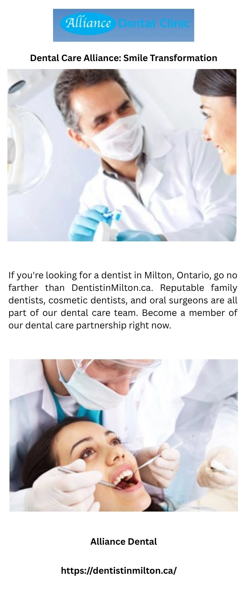 Dental Care Alliance: Smile Transformation