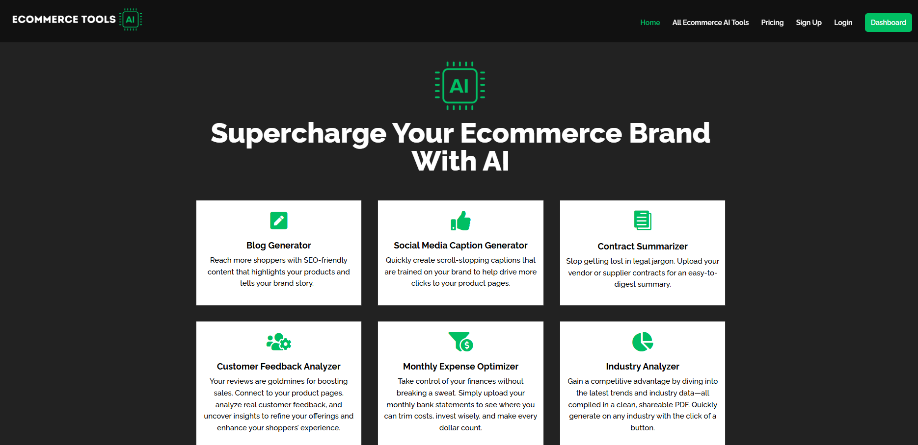 Ecommerce Tools AI 