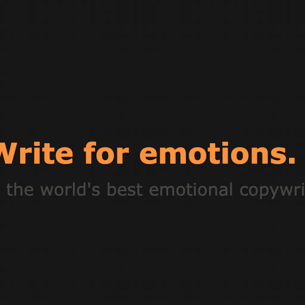 Emotional Copywriting Tool