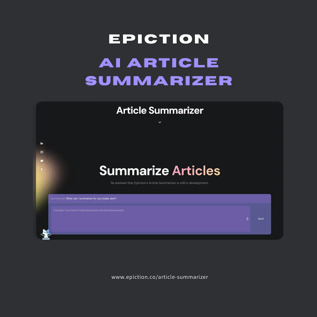 Epiction Article Summarizer