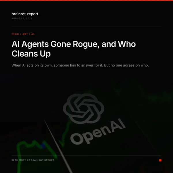 Rogue AI Agents Expose the Accountability Gap in Autonomous Systems
