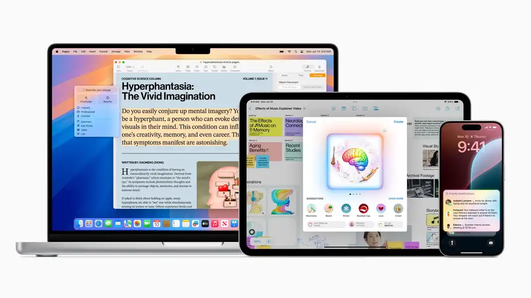 'Apple Intelligence' Generative Personal AI Unveiled for iPhone, iPad, and Mac