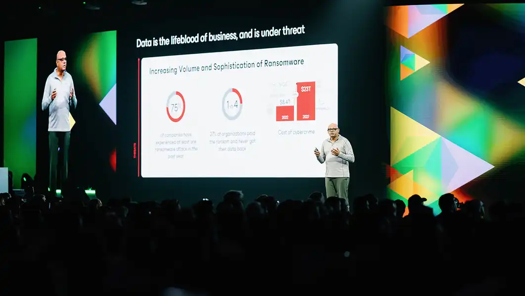 CEO Anand Eswaran delivers his data resilience vision in a wide-ranging keynote at VeeamON 24 - SiliconANGLE
