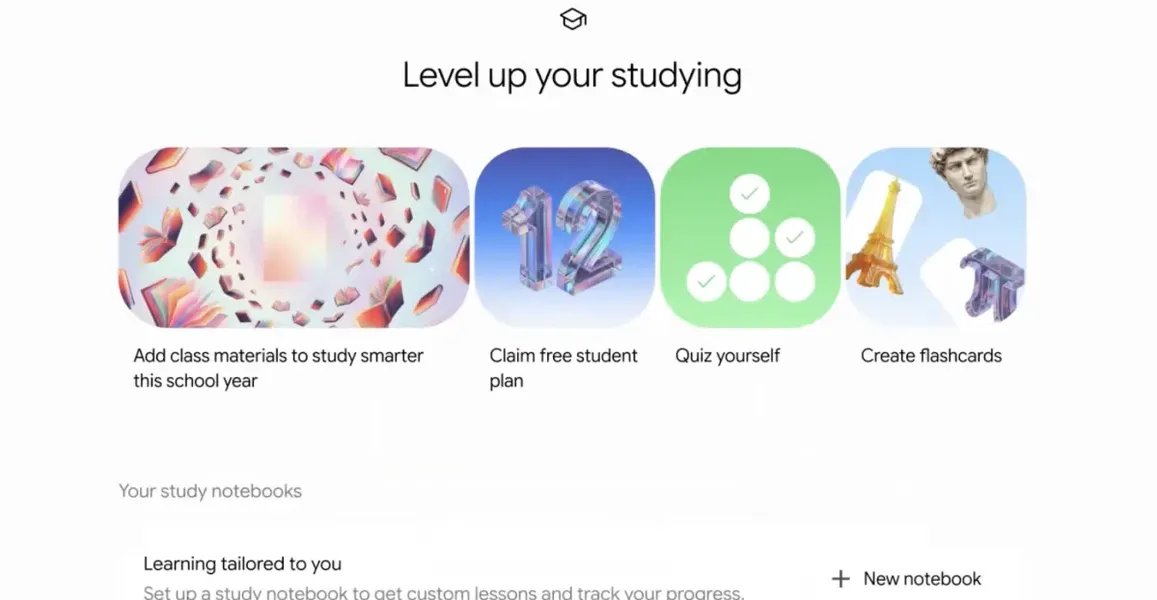 Google Gemini expands student-focused tools with integrated study workflows and AI-assisted research
