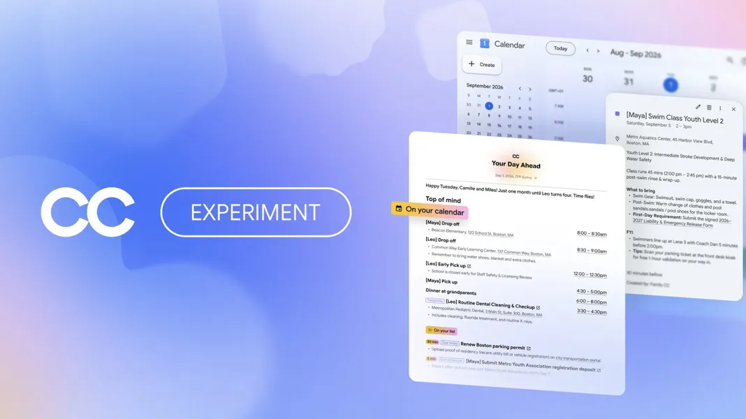 Google's CC AI Agent for Families: A Multi-User Agent with Granular Permissions