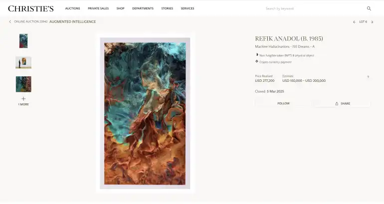 How Christie’s $792,000 AI Artwork Auction Will Impact Photographers