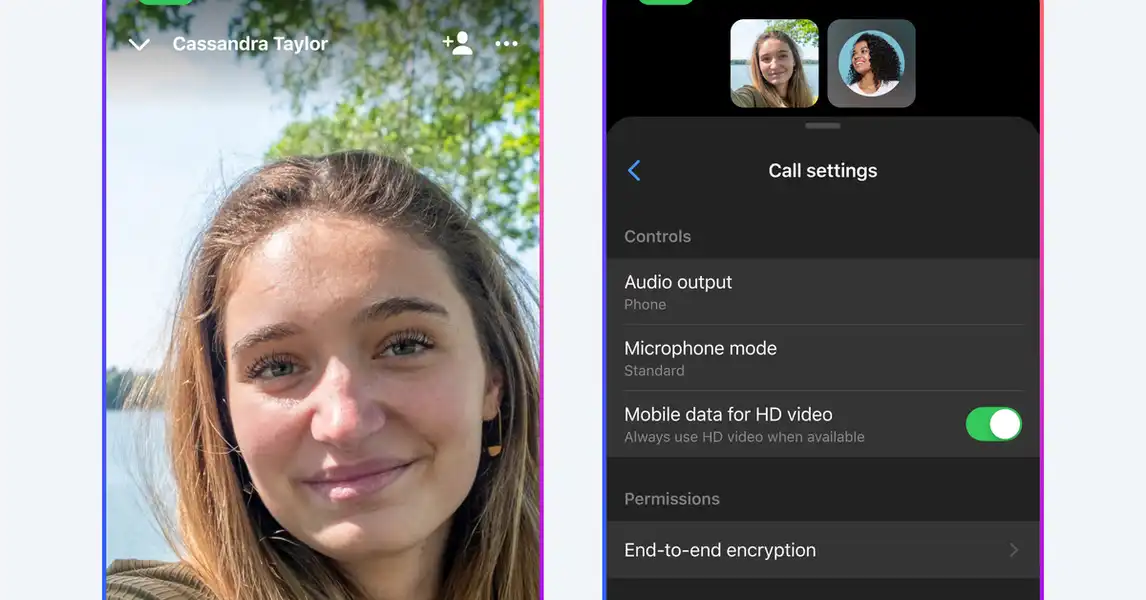 Messenger video calls will look and sound better — and add AI backgrounds