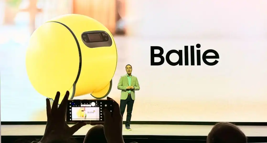 Samsung Ballie AI robot is a real product and is officially launching first half of this year