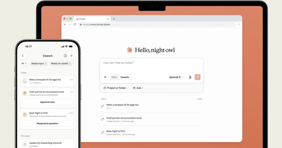Claude Cowork Goes Mobile: Anthropic Expands Always-On AI Task Agent to Phones and Web