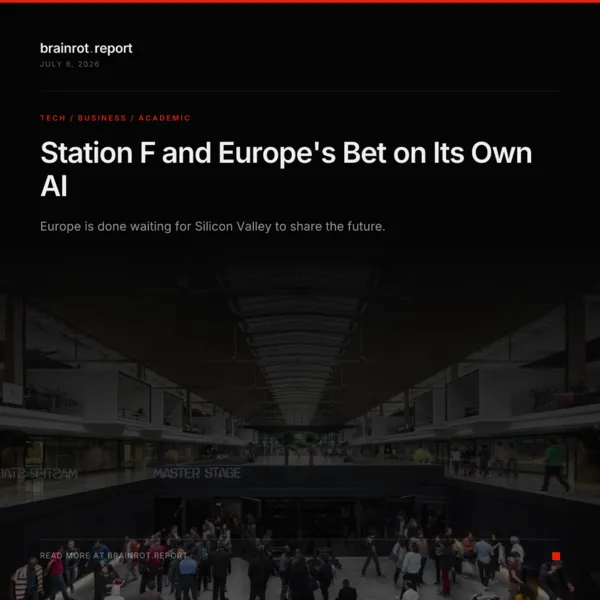 Station F scales F/ai accelerator as Europe bets on sovereign AI compute