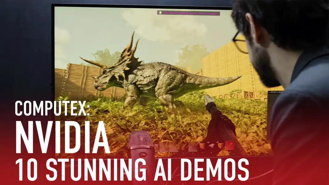 The Future Is Today: 10 Stunning AI Demos From Nvidia's Computex Suite