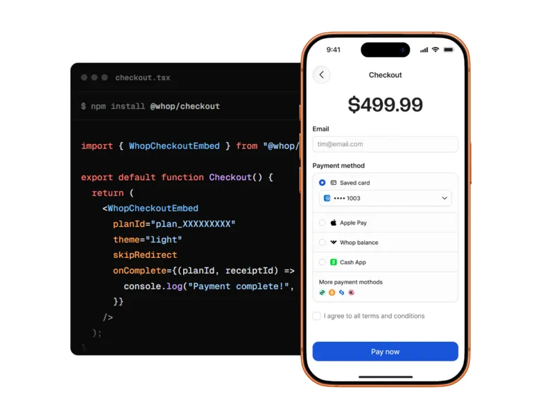 Whop command-line interface lets AI agents and non-coders run e-commerce operations