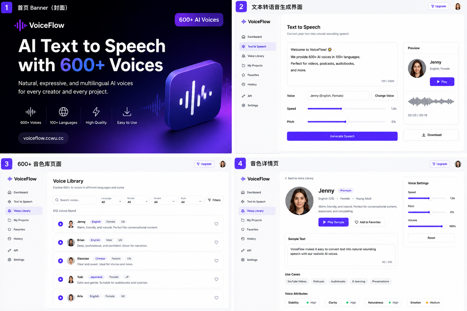 VoiceFlow Text to Speech