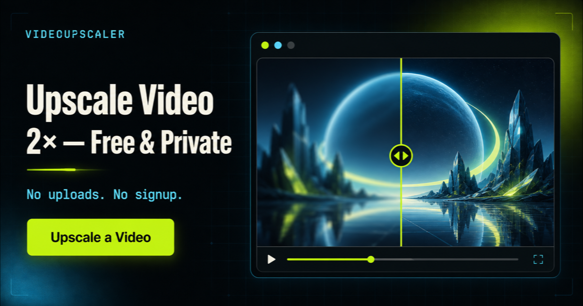 VideoUpscaler.dev