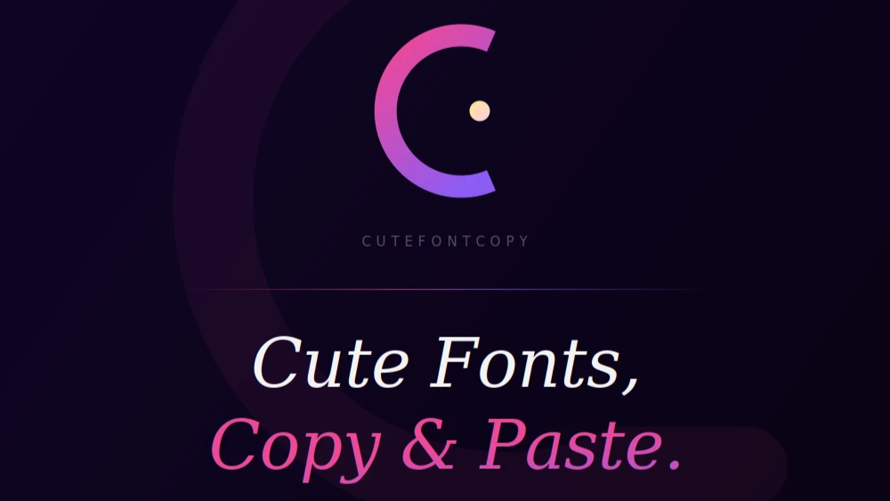 cute fonts copy