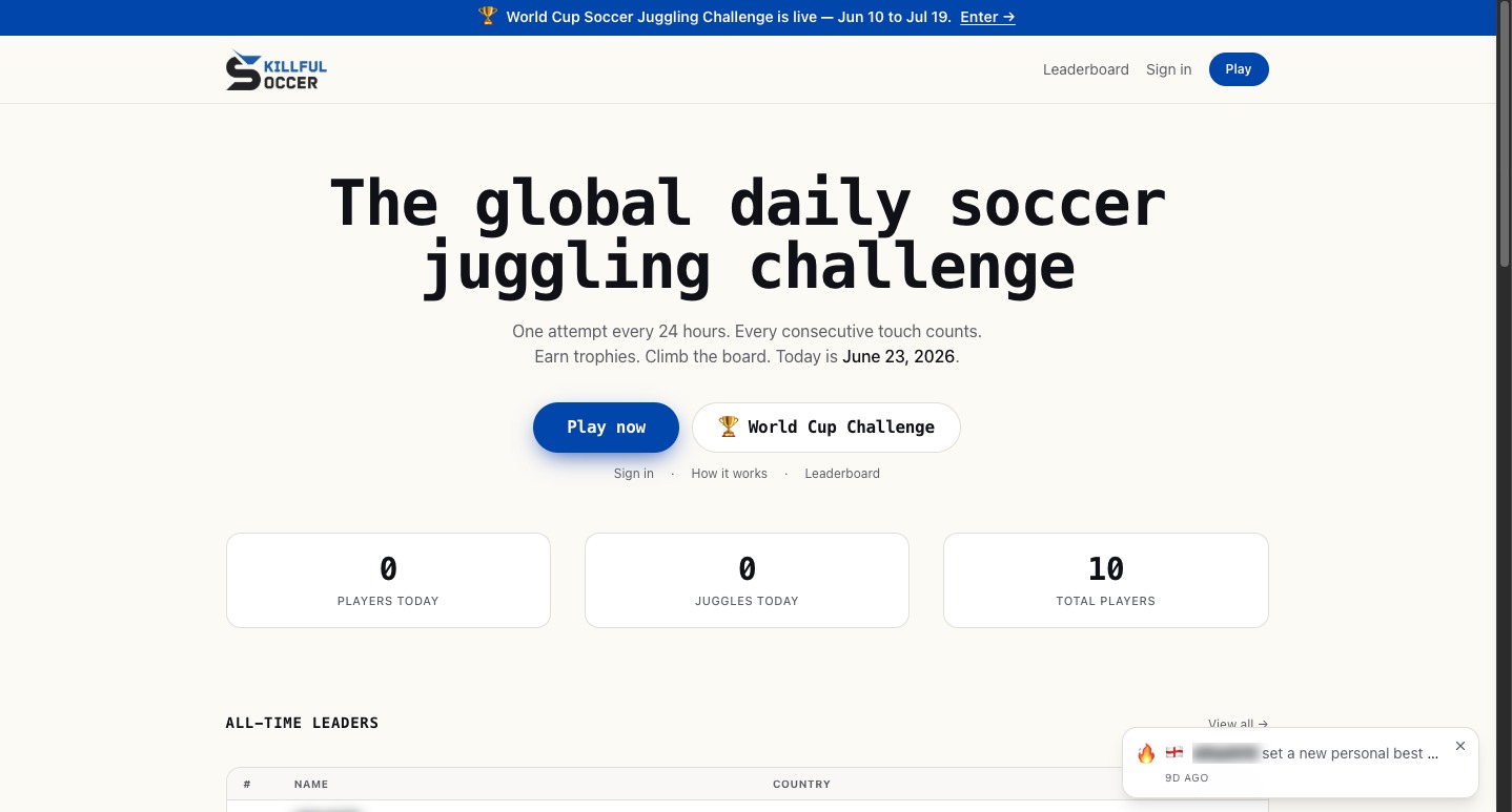 Skillful Soccer logo