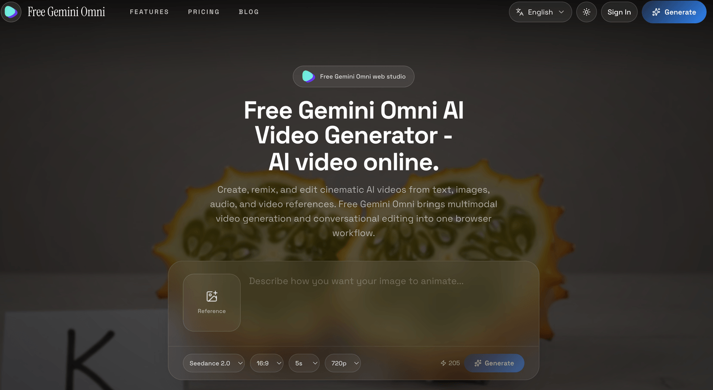 Free Gemini Omni