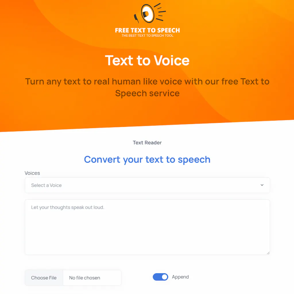 Free Text-to-Speech
