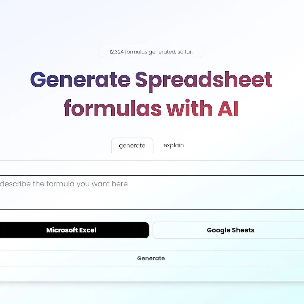 GPTexcel for Google Sheets, Airtable