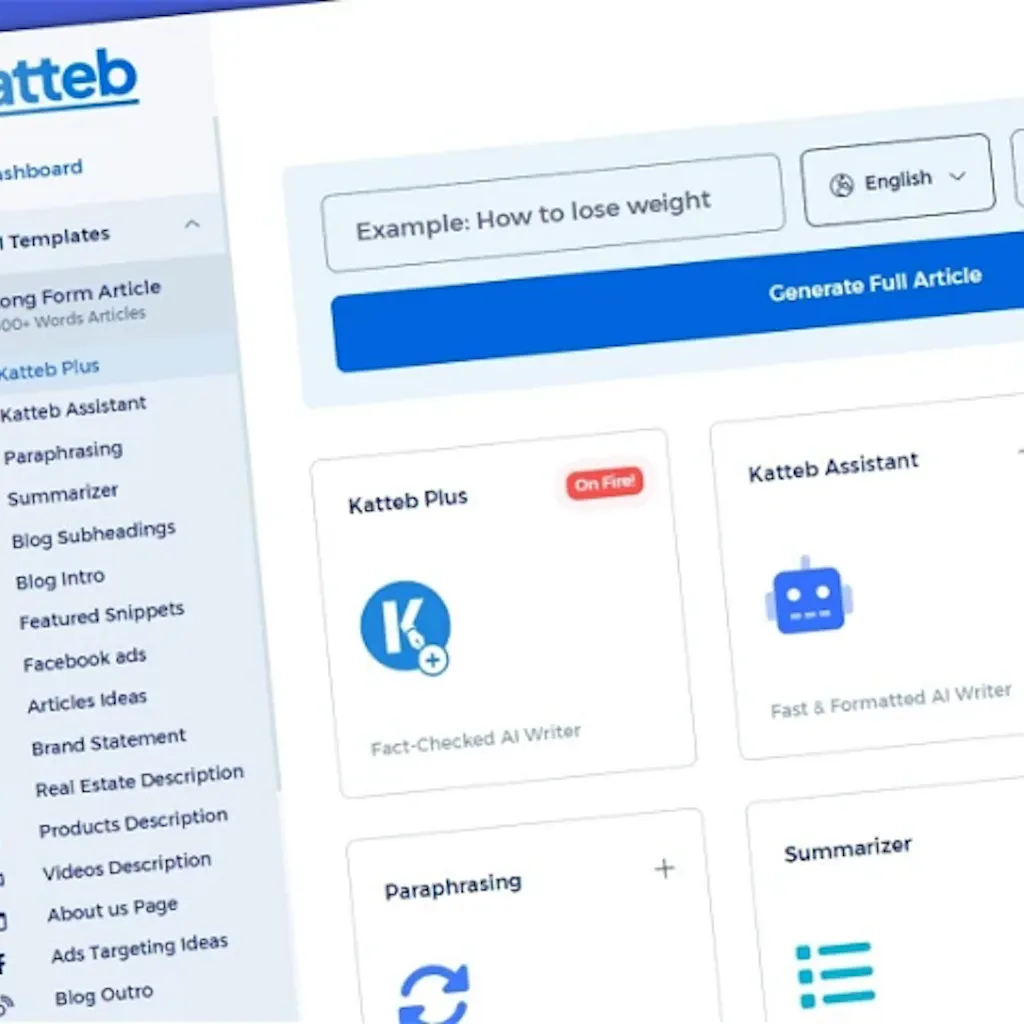 Katteb - Fact Checked AI Writer