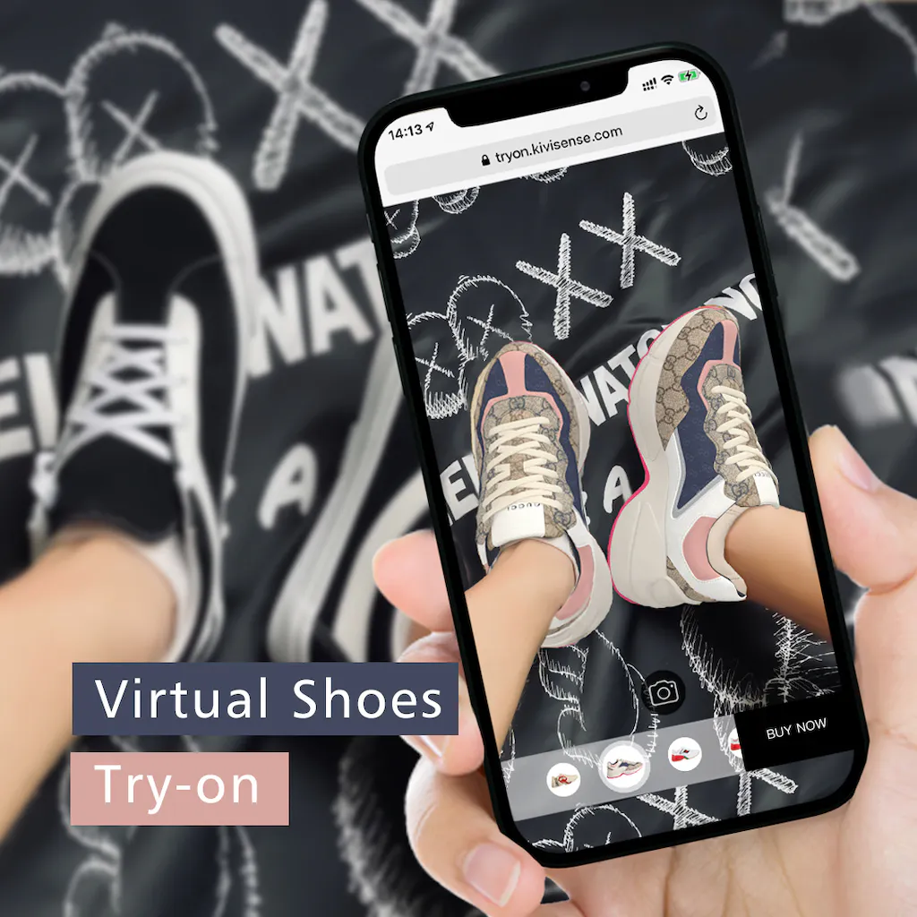 Kivisense AR Sneaker Try-on