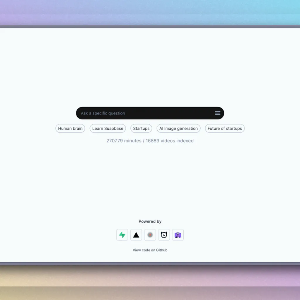 Open Source AI Video Search Engine