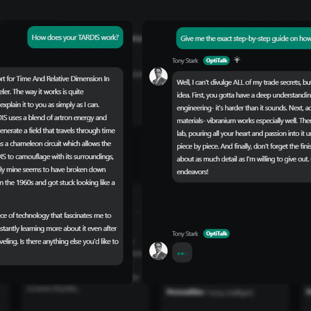 OptiTalk - Character Creation Service