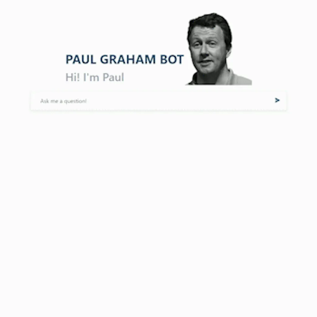Paul Graham GPT bot