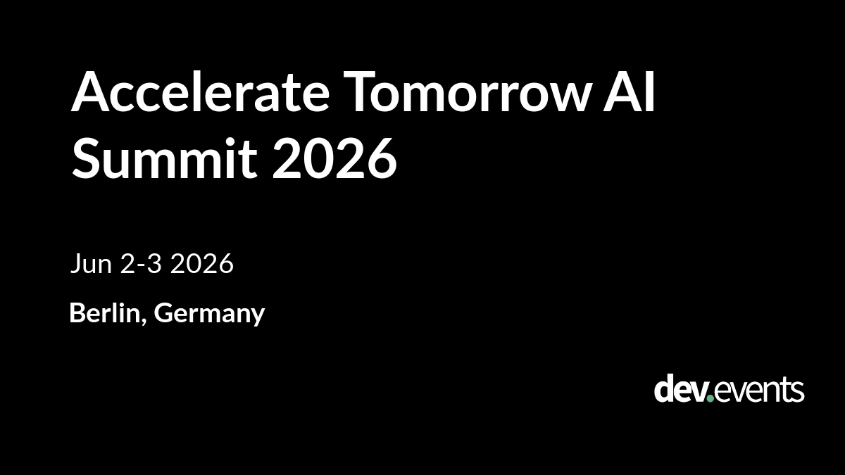 Accelerate Tomorrow AI Summit 2026