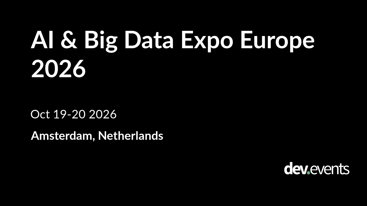 AI & Big Data Expo Europe 2026