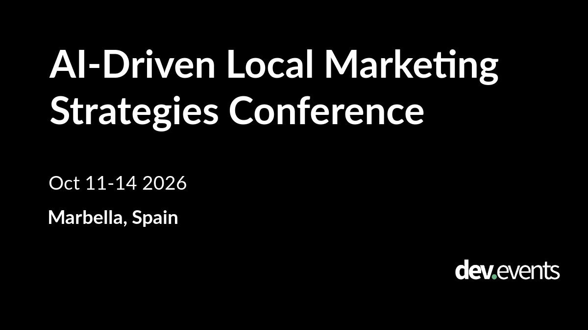 AI-Driven Local Marketing Strategies Conference