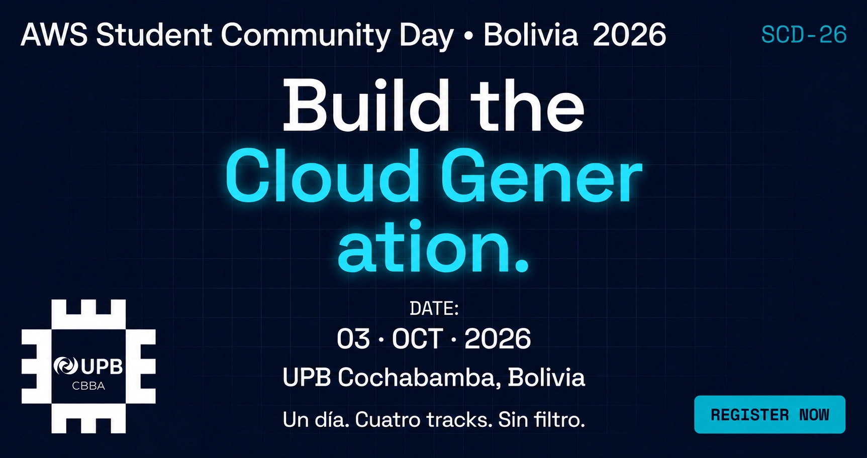 AWS Student Community Day Bolivia 2026