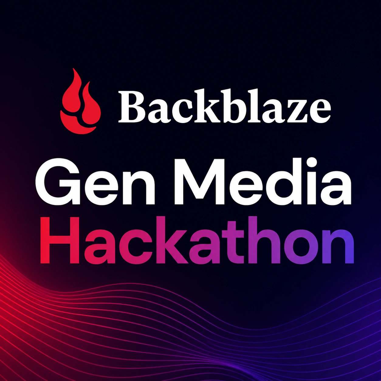Backblaze Generative Media Hackathon: Build with Genblaze on B2