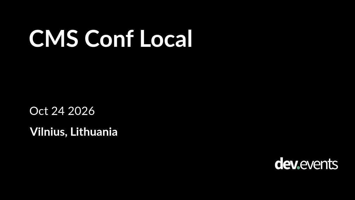 CMS Conf Local