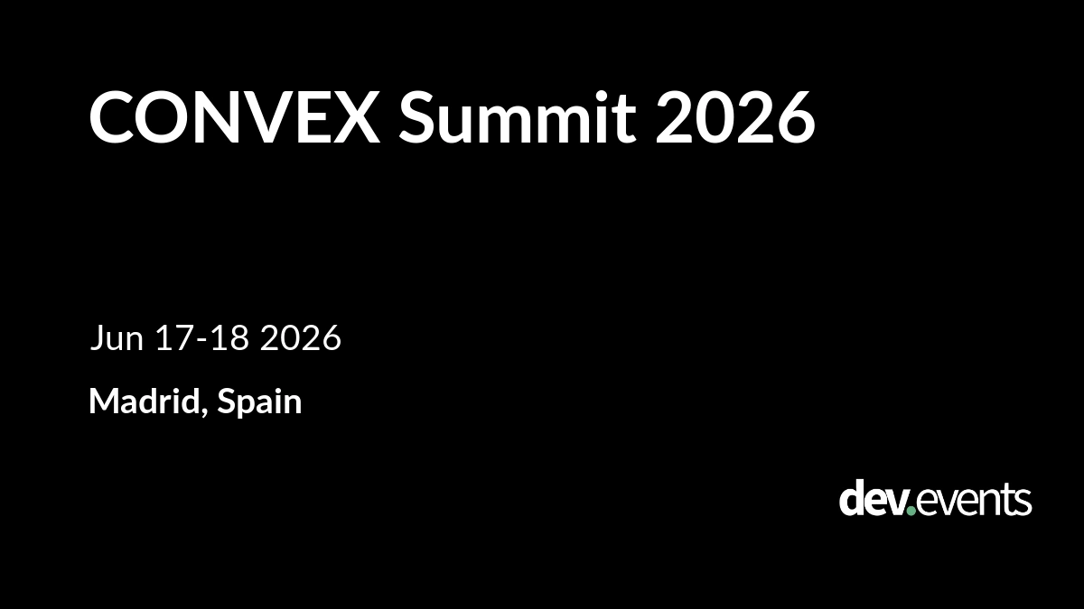 CONVEX Summit 2026
