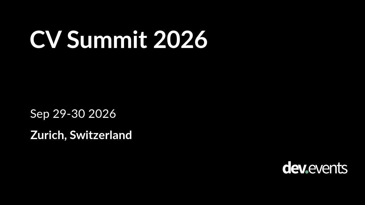 CV Summit 2026