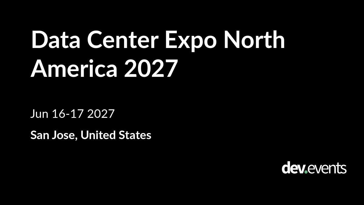 Data Center Expo North America 2027