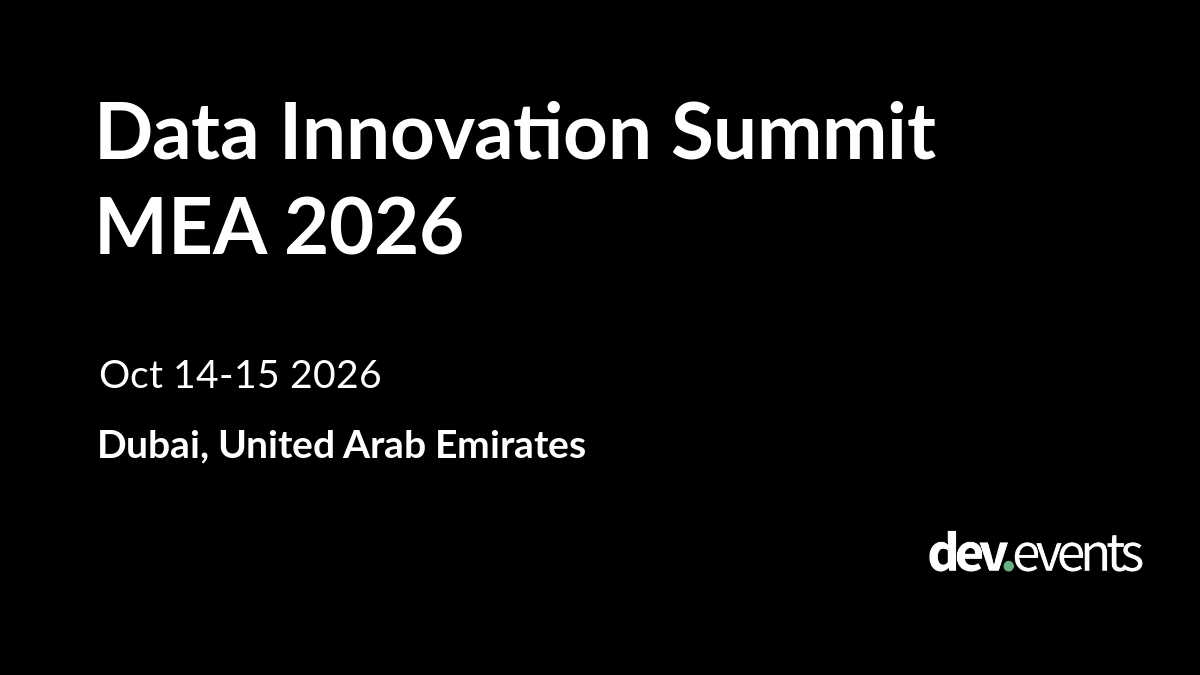 Data Innovation Summit MEA 2026