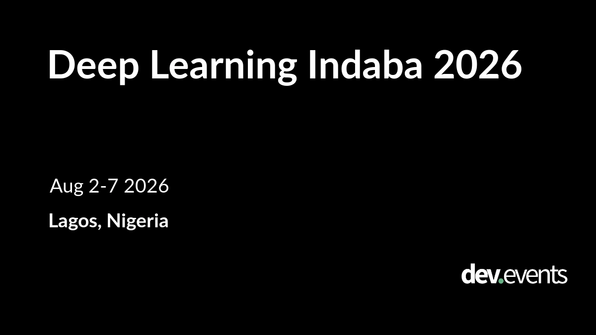 Deep Learning Indaba 2026