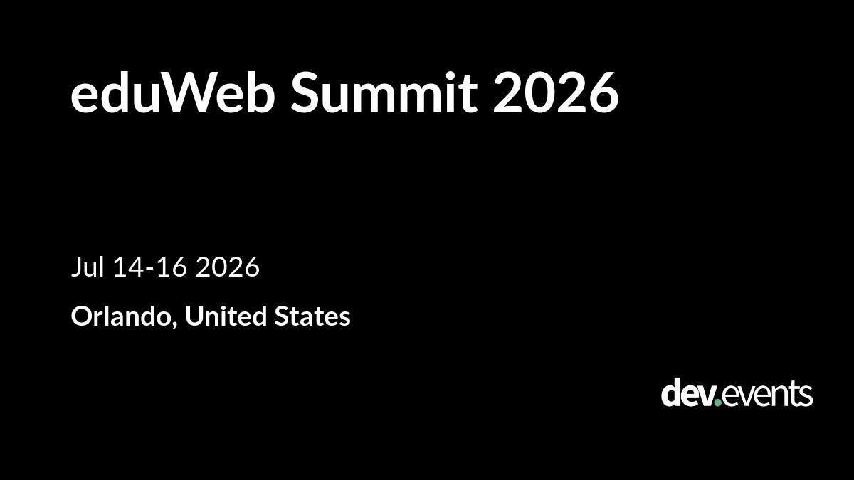 eduWeb Summit 2026