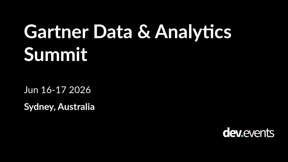 Gartner Data & Analytics Summit