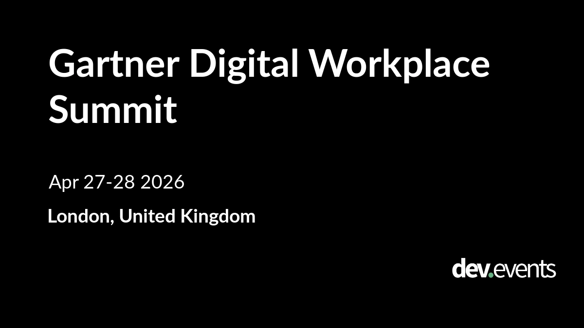 Gartner Digital Workplace Summit