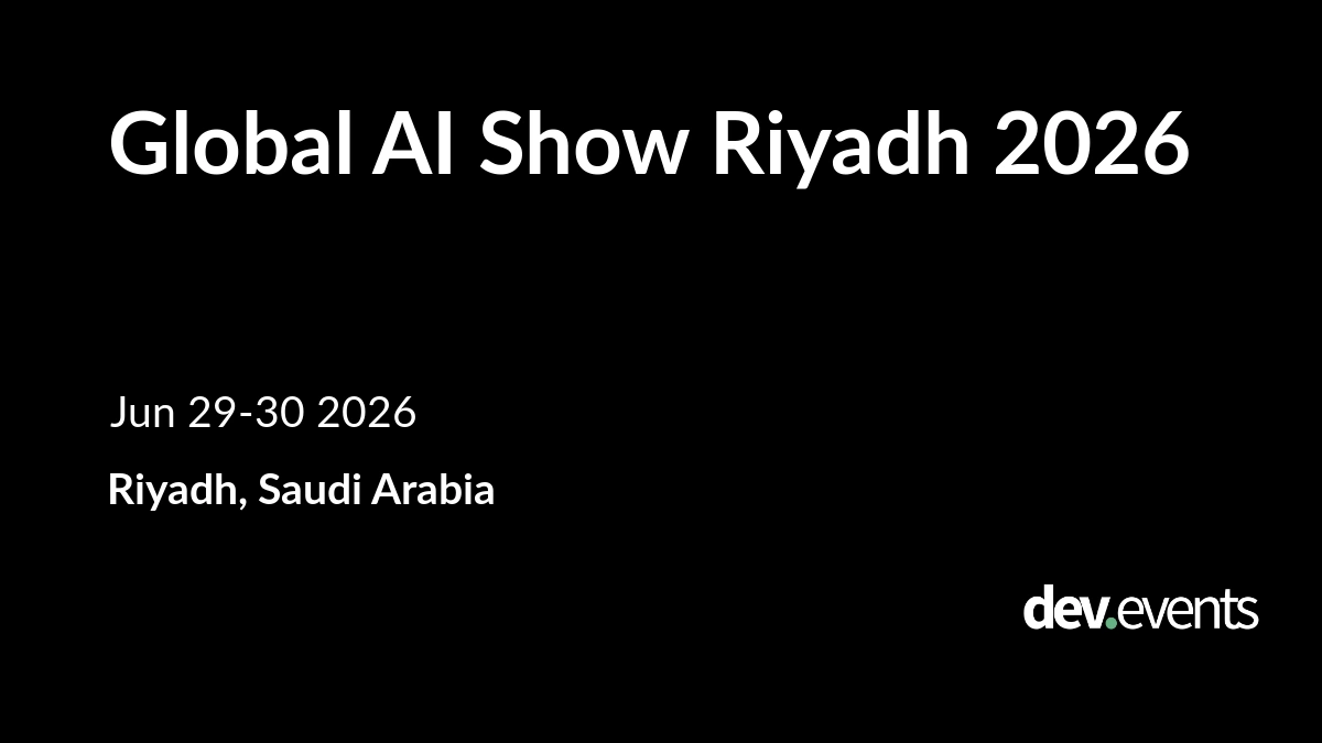 Global AI Show Riyadh 2026