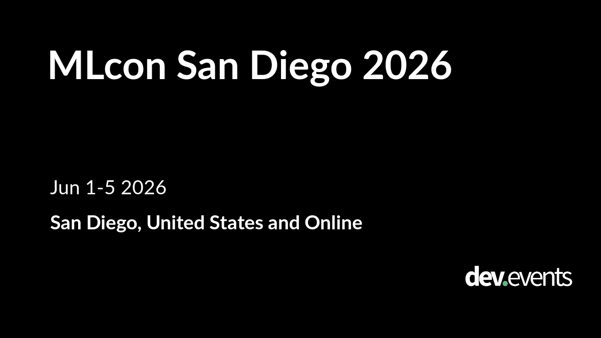 MLcon San Diego 2026