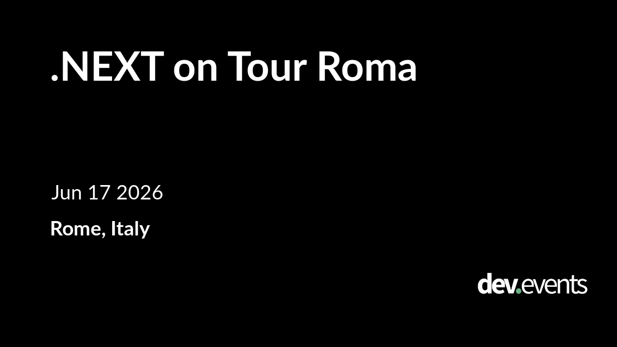 .NEXT on Tour Roma