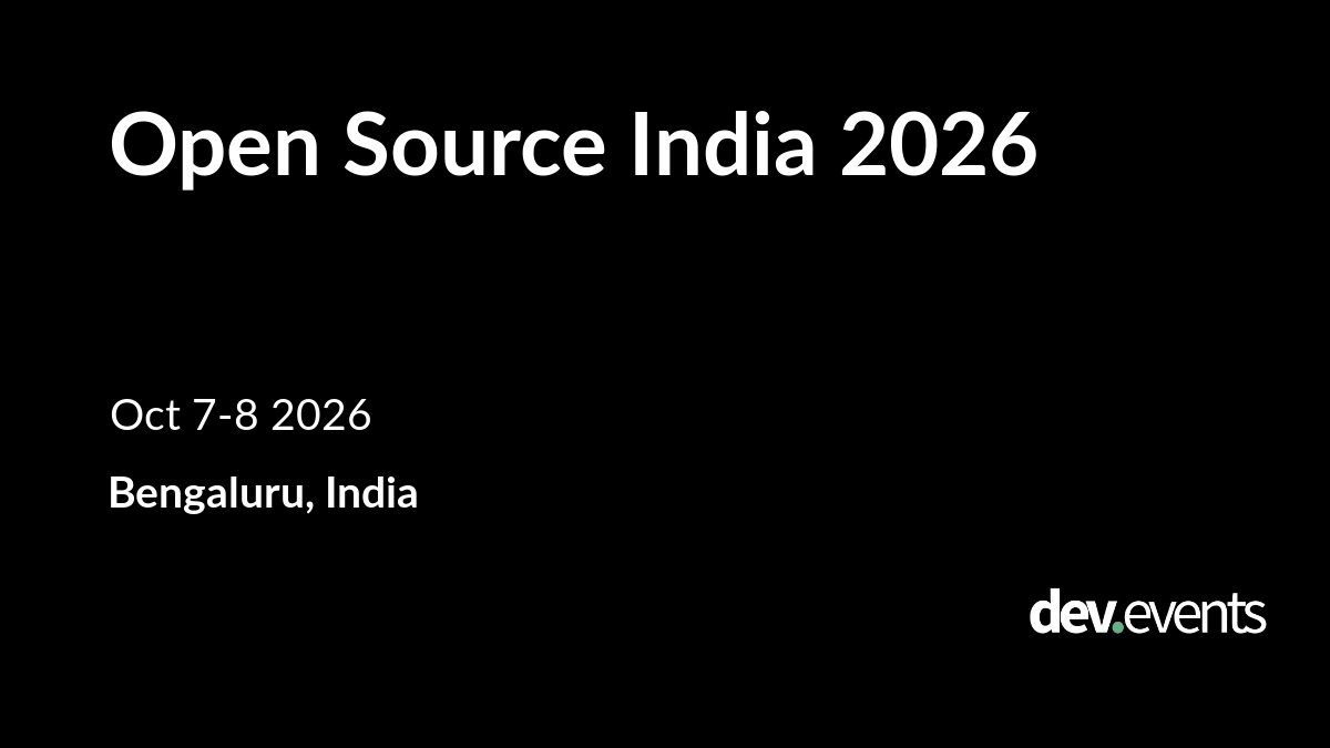 Open Source India 2026